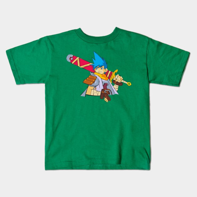 Dragon Clan Kids T-Shirt by winsarcade